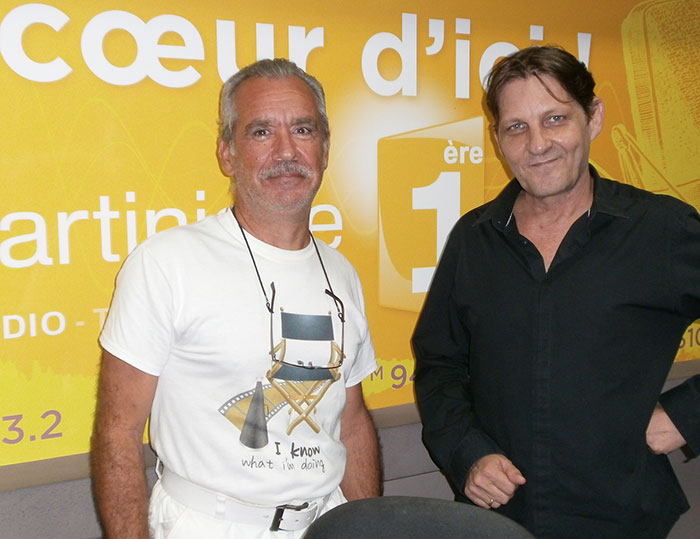 Avec Pierre LAFARGE, Radio Martinique Premère 