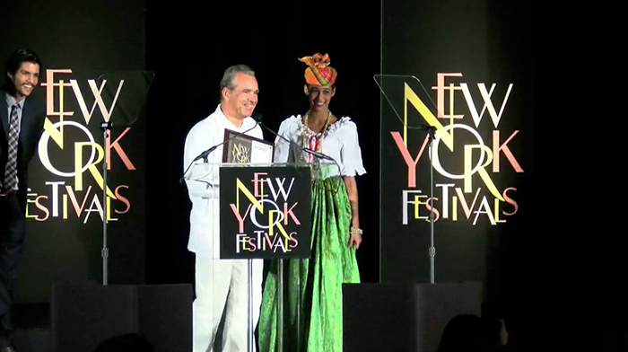 Prix au New York Festival pour le film 
