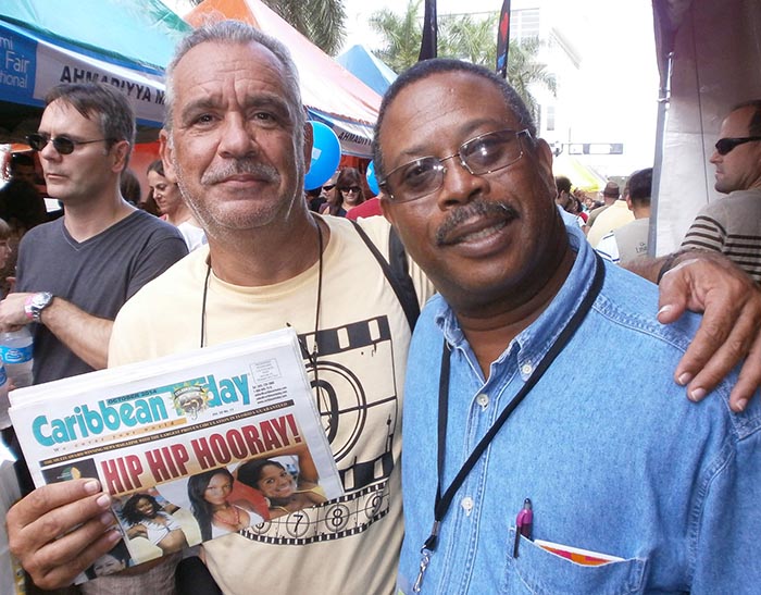 Patrick Baucelin avec Peter WEBLEY Publisher/Owner CARIBBEAN Today